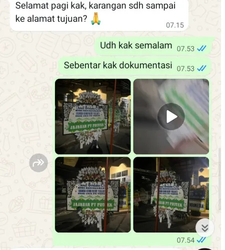 Pengiriman Papan Bunga Selamat Sambongpari Mangkubumi