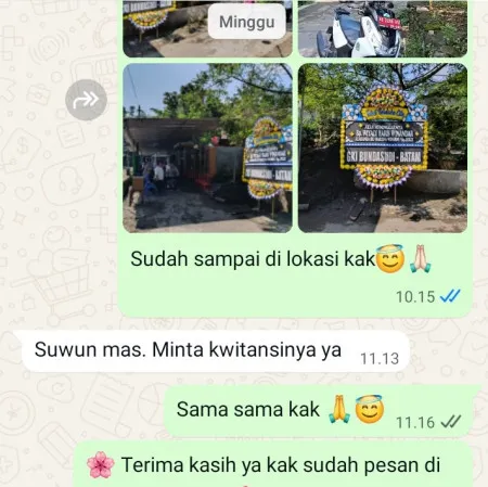 Pengiriman Papan Bunga Duka Sambongpari Mangkubumi