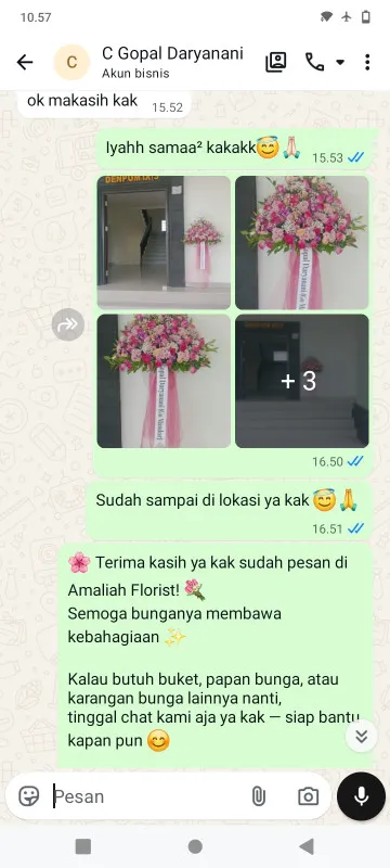 Pengiriman Karangan Bunga Sambongpari Mangkubumi